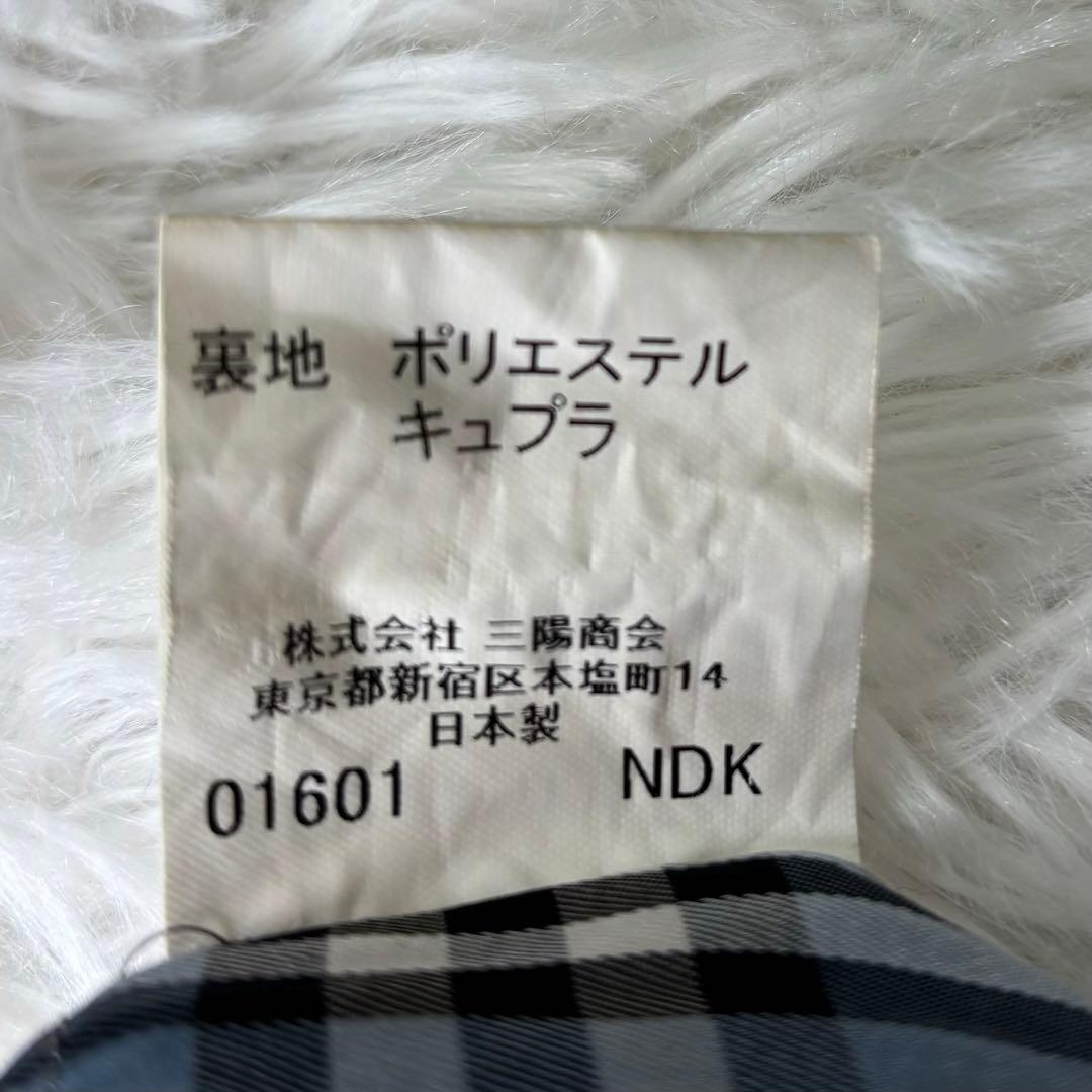 バーバリーブラックレーベル✨ノヴァチェックステンカラーコート グレー Lサイズ