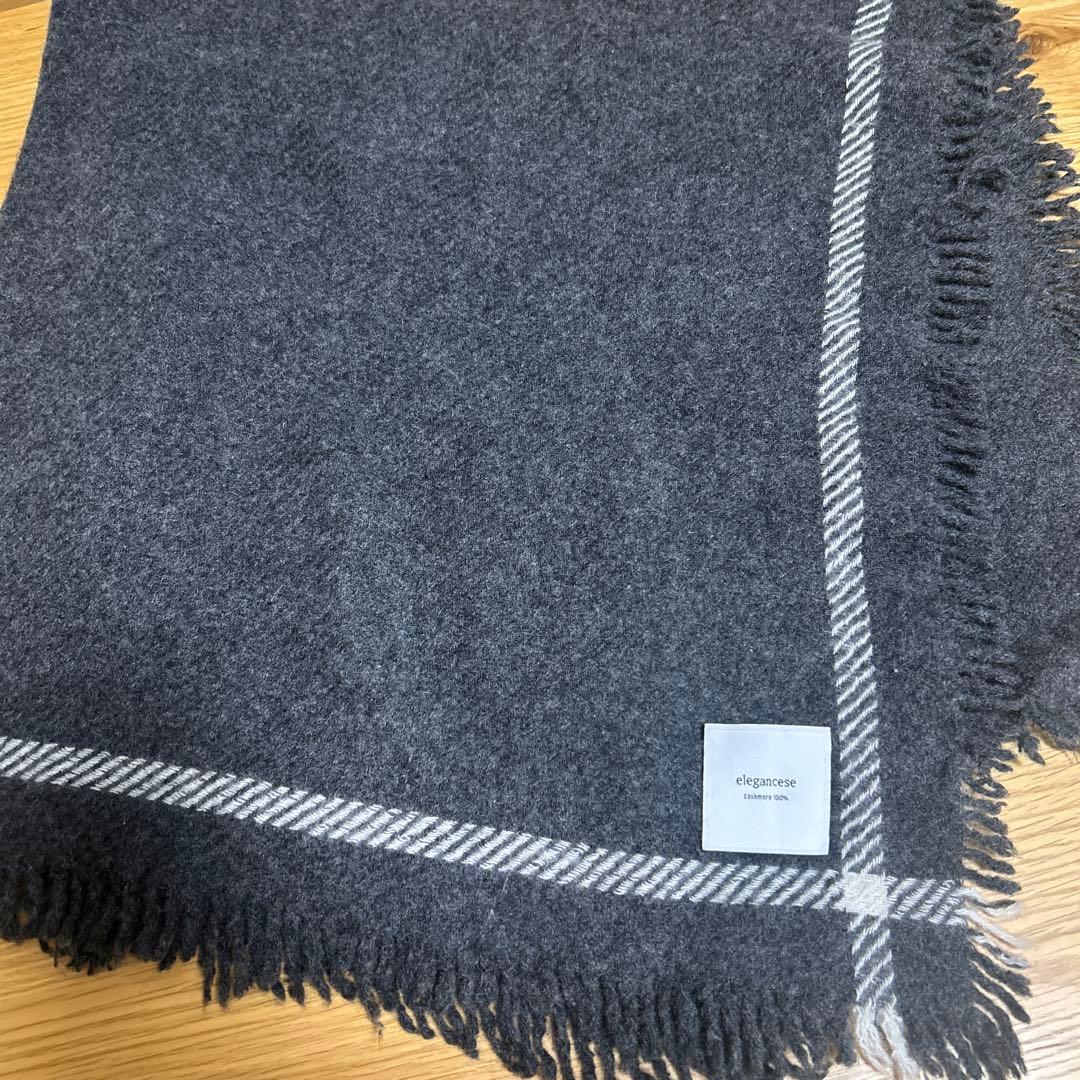 elegancese ストール　グレー