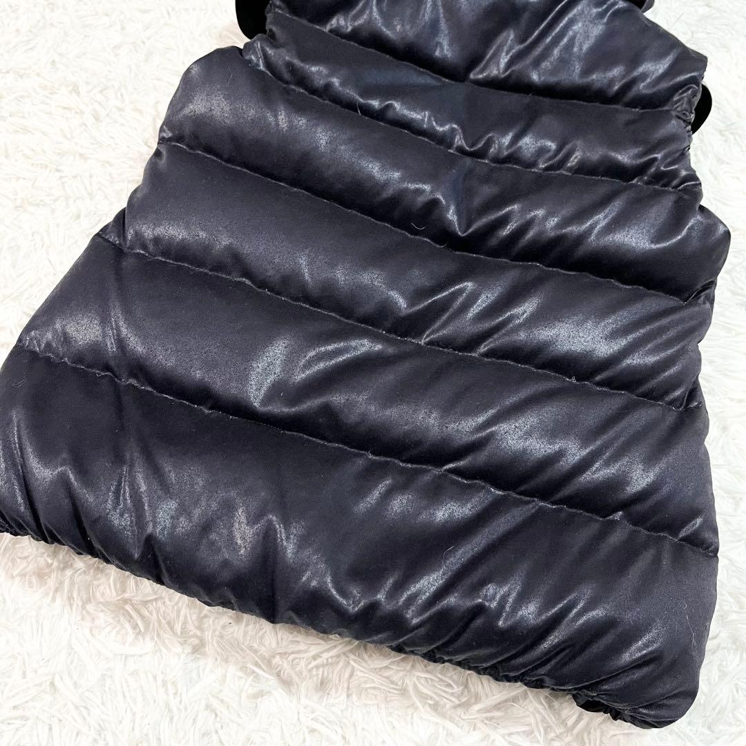 美品　デュベティカ　FEBEDUE　ダウンベスト　別注　カシミヤ混　42　紺