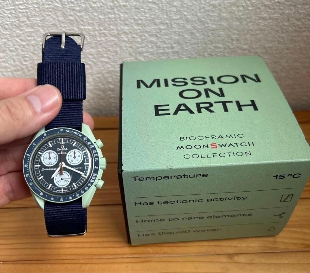 専用　オメガ スウォッチ OMEGA Swatch Moon NATOベルト付