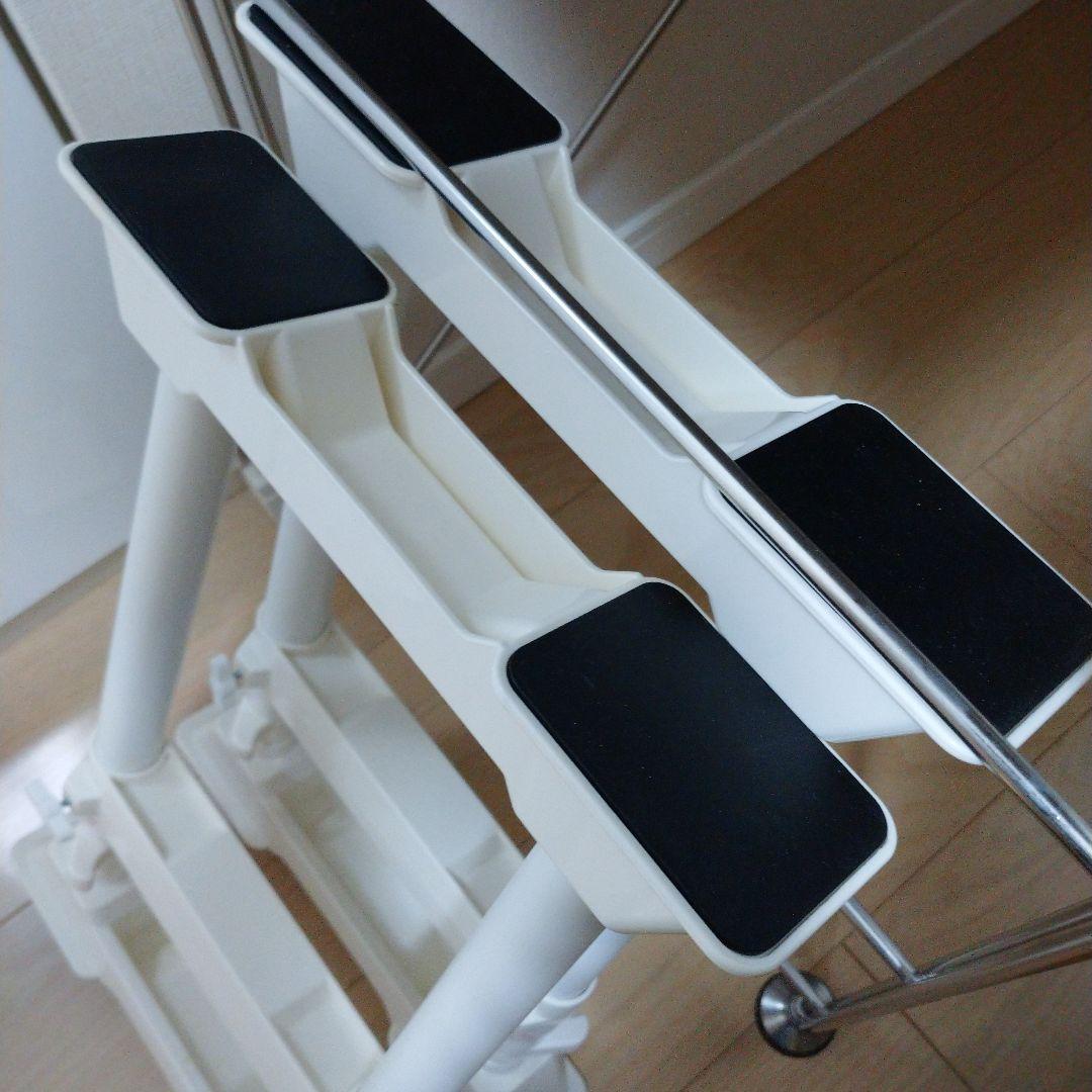 無印良品ステンレスユニットシェルフ　ワイド大、ワードローブバー＋転倒防止突っ張り