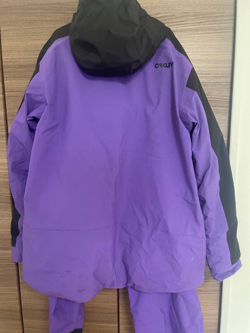 OAKLEY スノーボードウェア 紫　上下　セットアップ　XL 日本サイズ2XL
