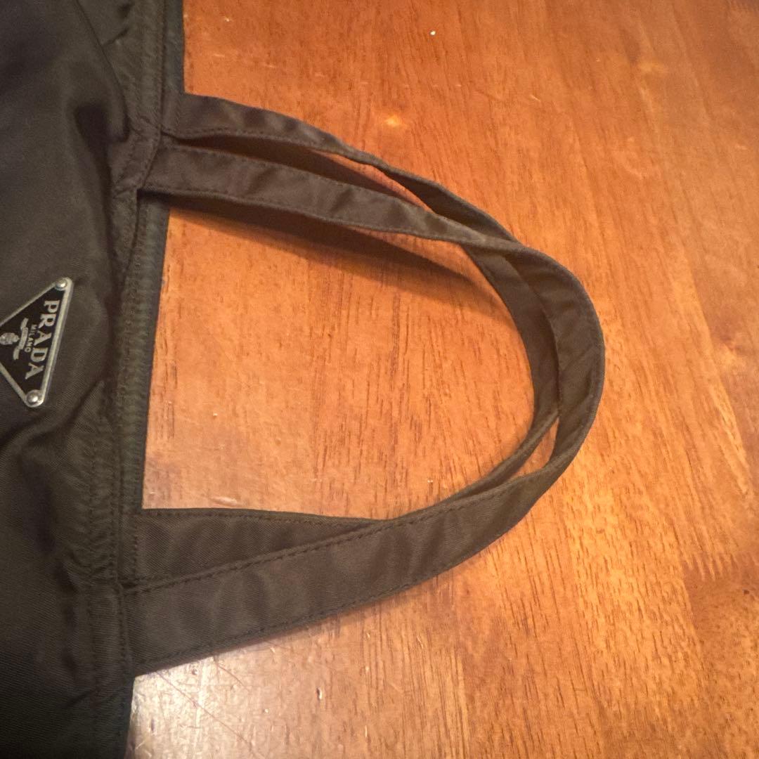 PRADA プラダ ロボット刺繍 ナイロントート 三角ロゴ