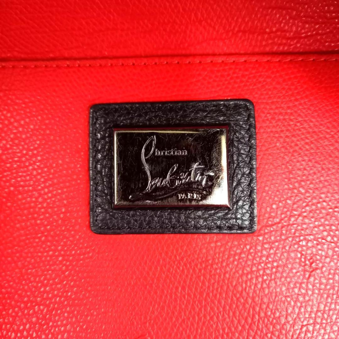 ✨良品✨ クリスチャンルブタン レザー トートバッグ カバイカー ブラック
