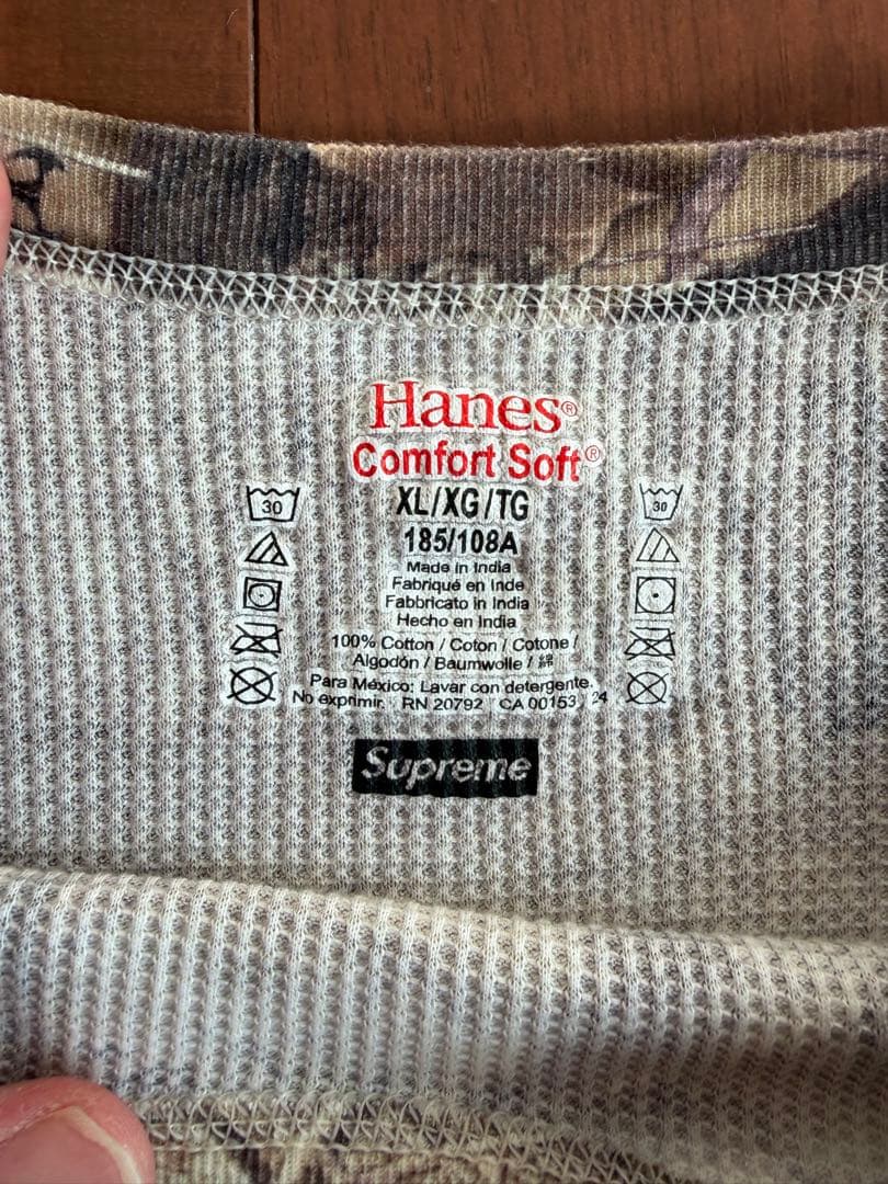 M*A様 Supreme/Hanes Bones Thermal Crew