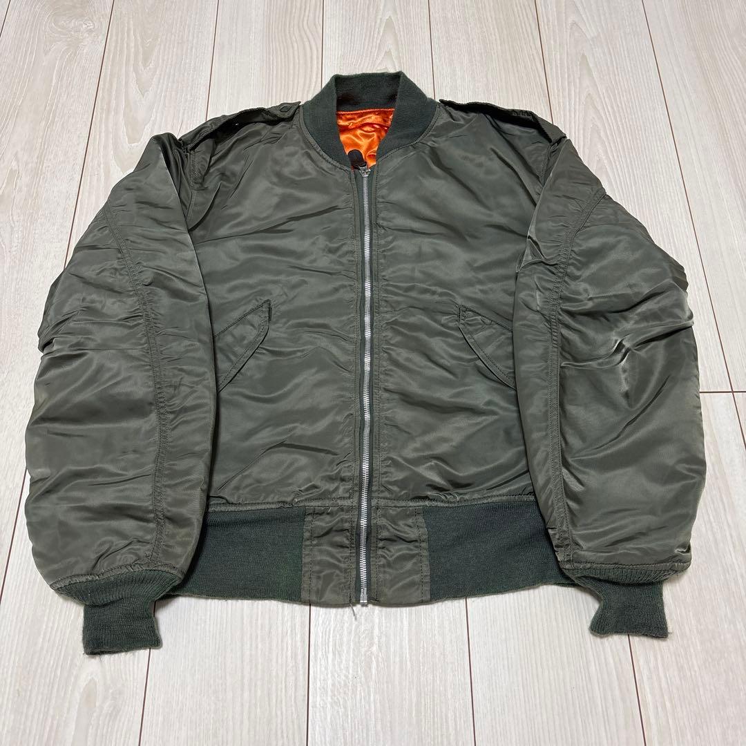 り*ん様 7080s ALPHA L- 2B USA製　フライトジャケットMAー