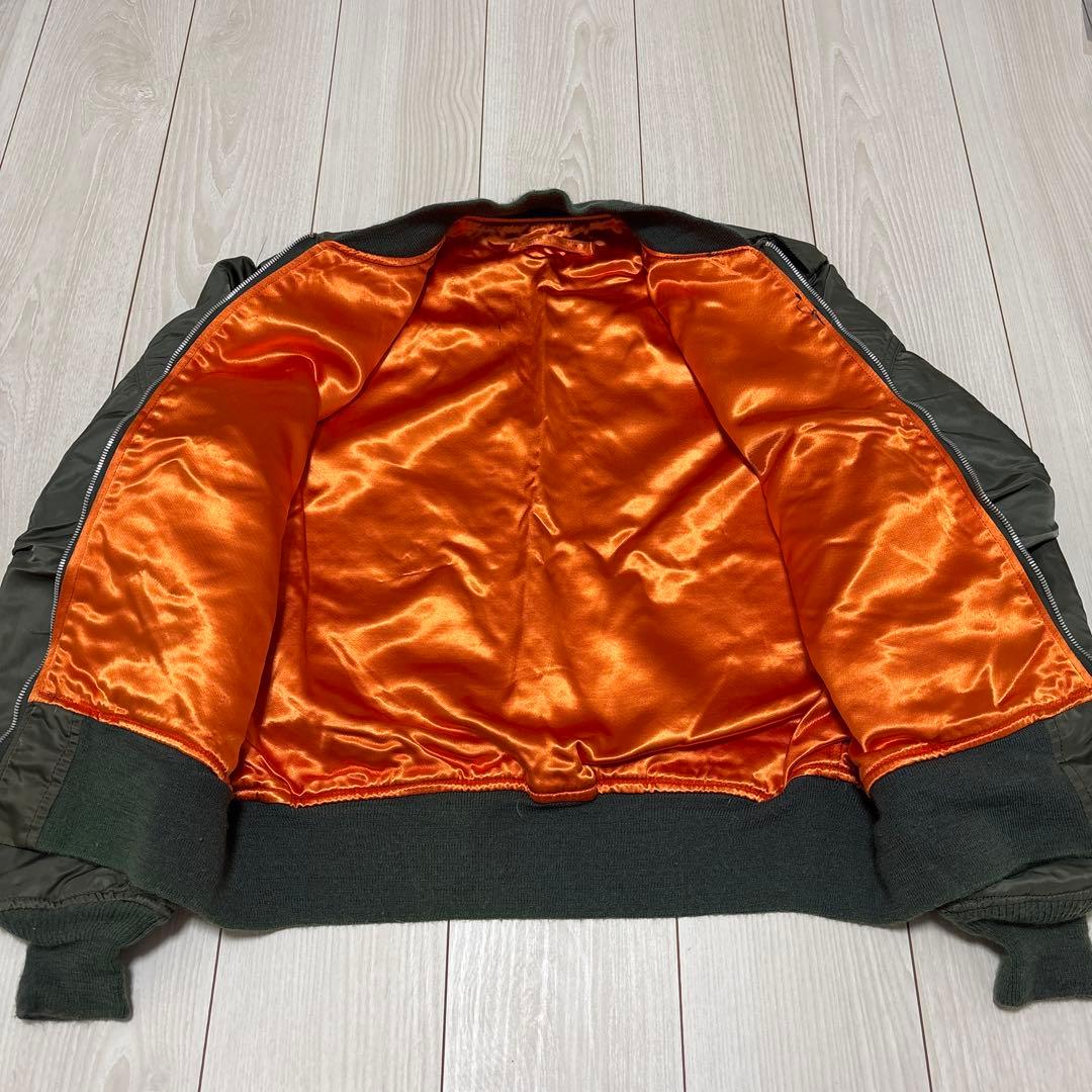 り*ん様 7080s ALPHA L- 2B USA製　フライトジャケットMAー