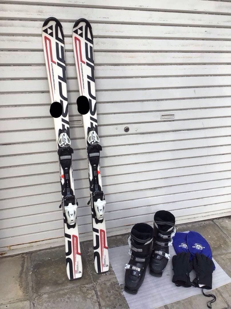 スキー板 ビンディング付き、ブーツ、おまけ付き #169