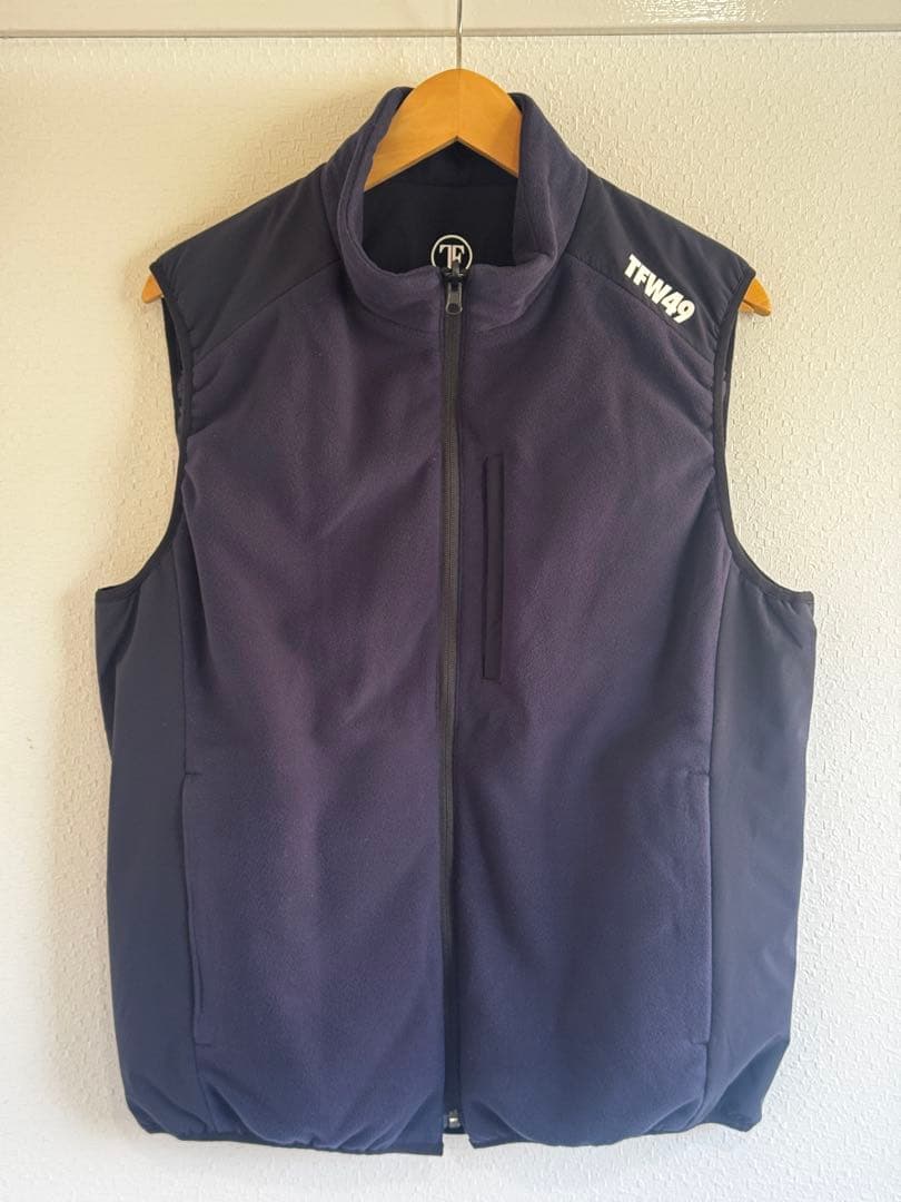 メンズウェア TFW49 REVERSIBLE FLEECE VEST NAVY L