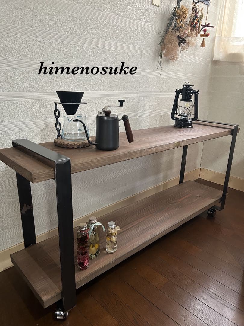 ☆送料込み☆アイアンテレビボード　即購入OK インテリア　アイアンシェルフ　什器