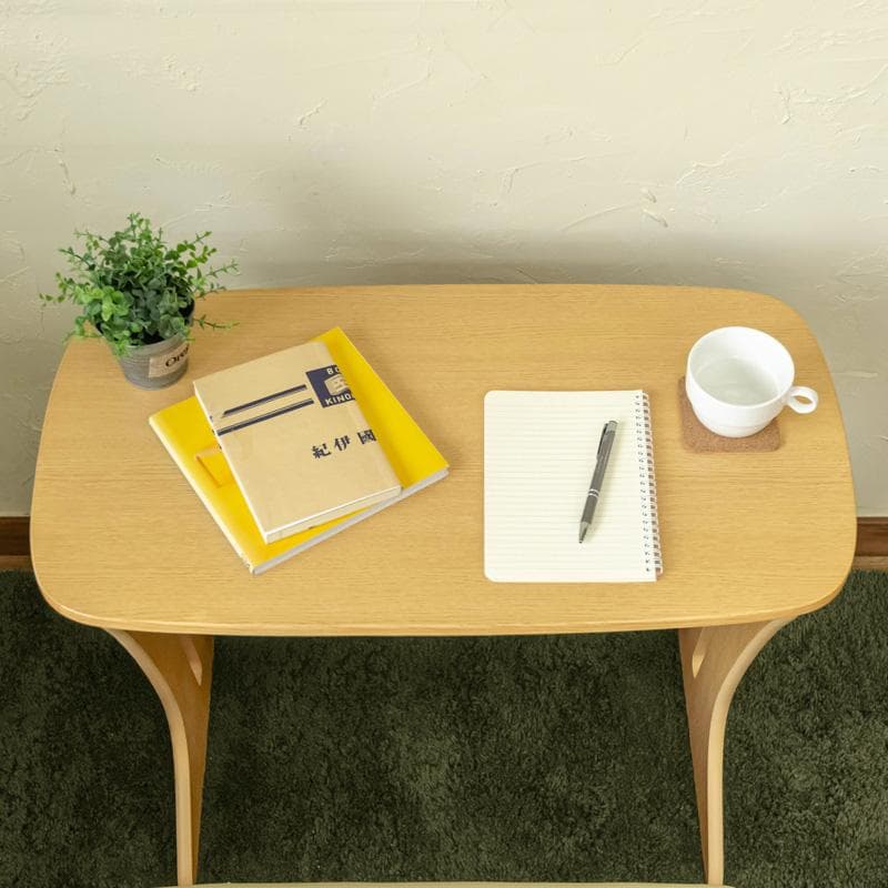 【新品・送料無料】コンパクトデスク＆チェアセット　DBR/NA/WW