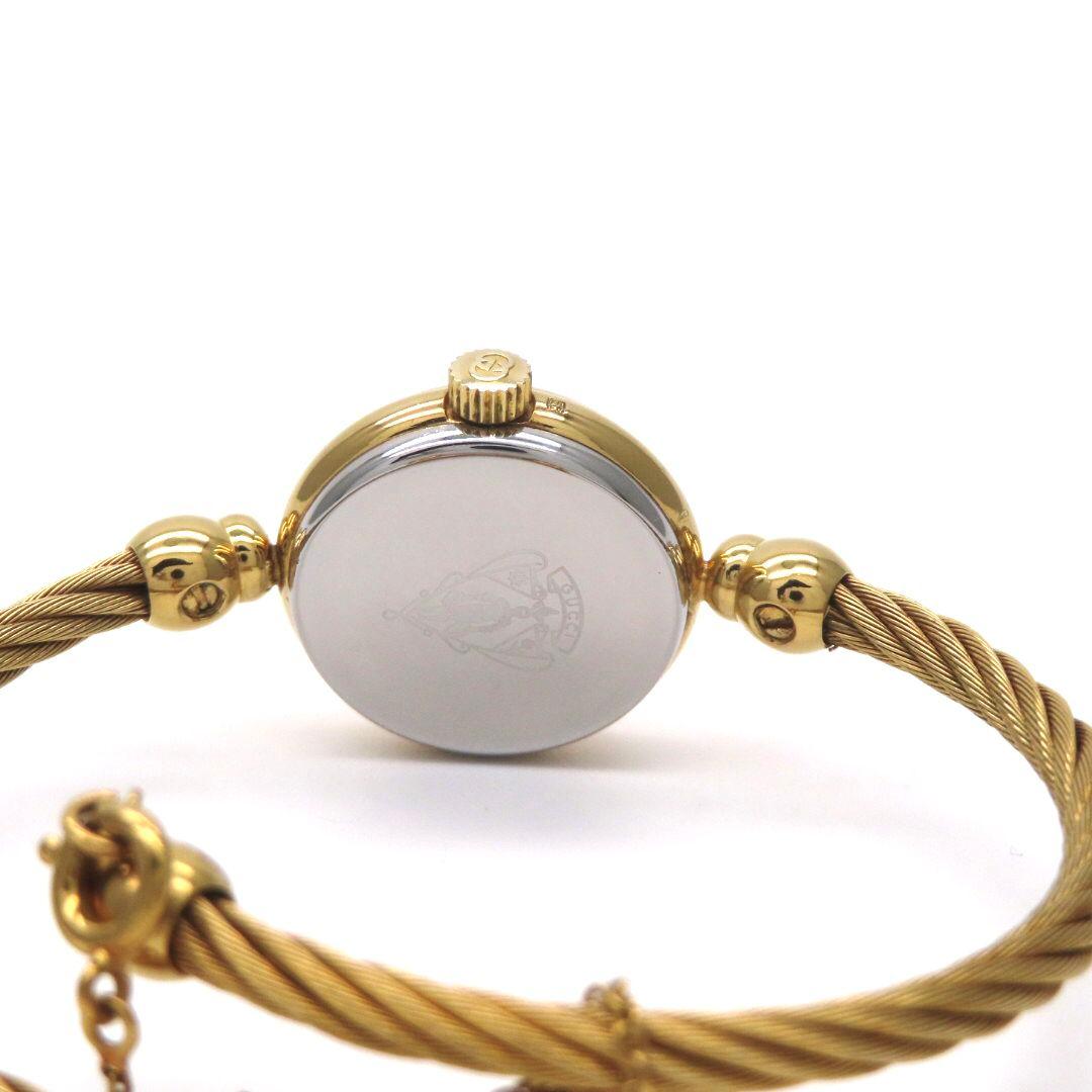 【シェリーライン】GUCCI ‘グッチ 時計‘ GPゴールド バングル☆極美品☆