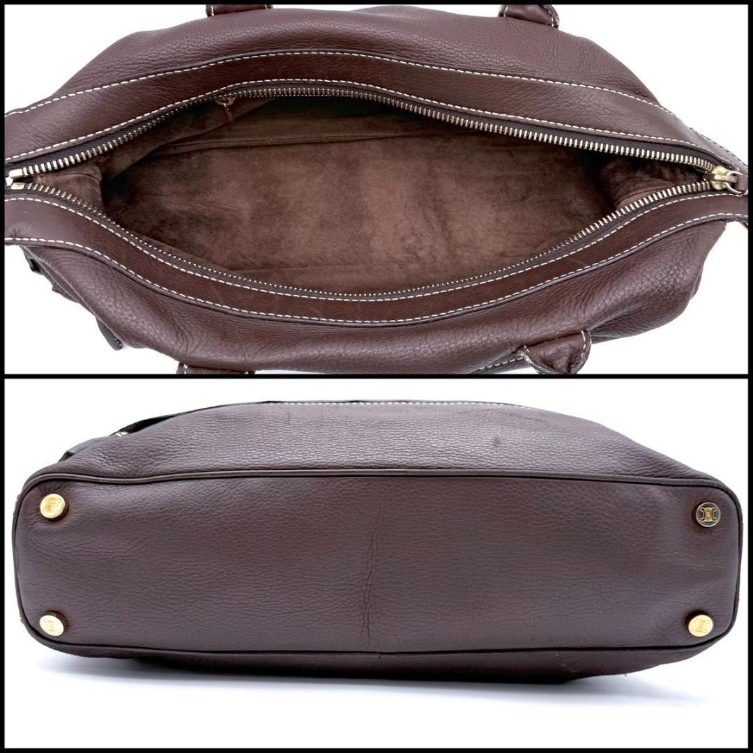 【良品】CELINE トリオンフ刻印　ボストンバッグ　EASTWEST　マカダム