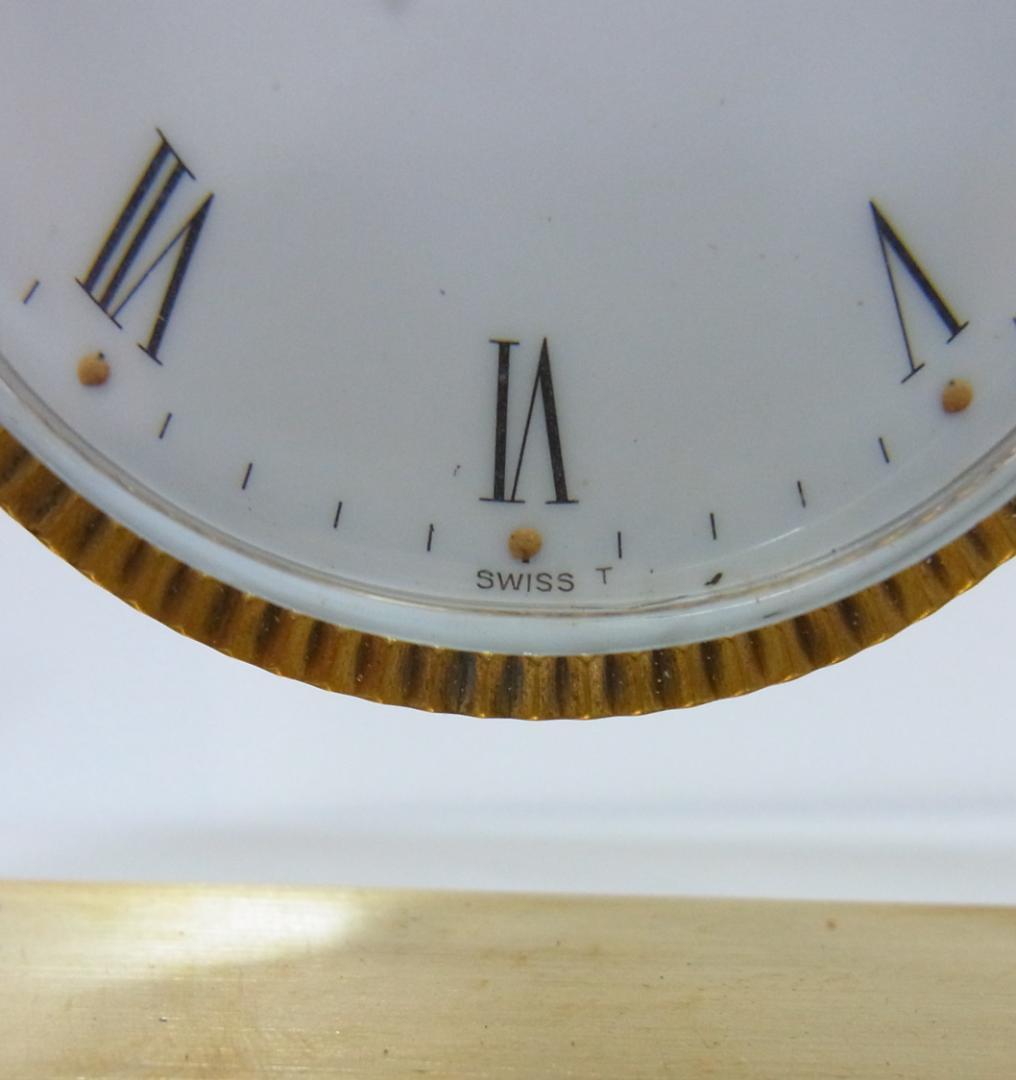 スイス製 機械式時計　置時計　SWIZA　稼動品（出品2）