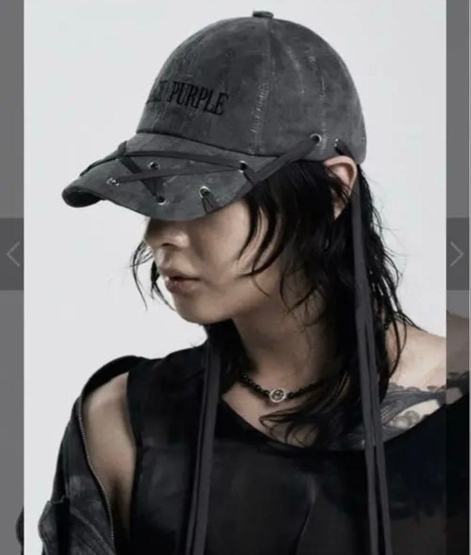 【BLACK PURPLE】Vortex strap eyelet cap