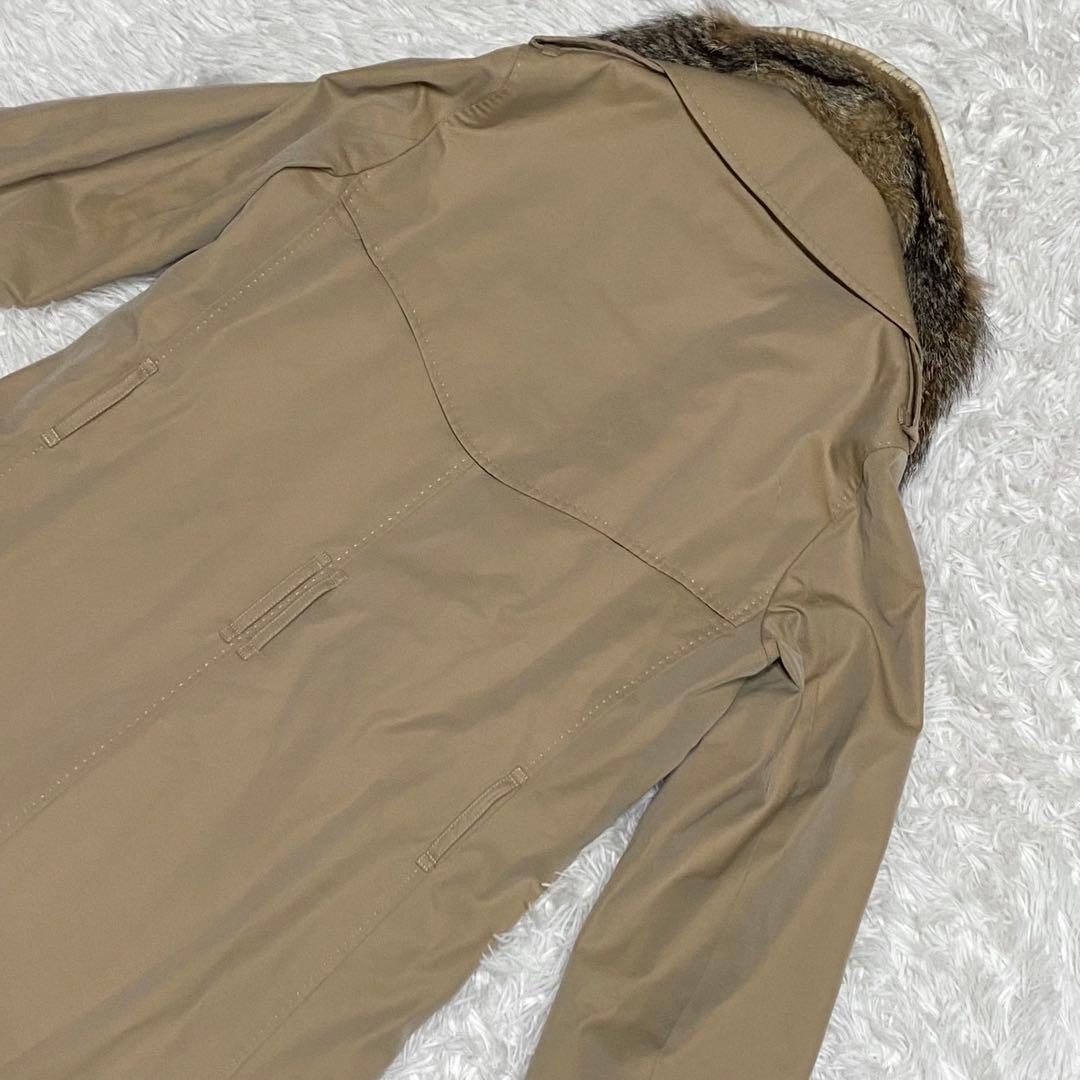 【希少】バーバリーロンドン・トレンチコート・ウールライナー・ファー・ベージュ