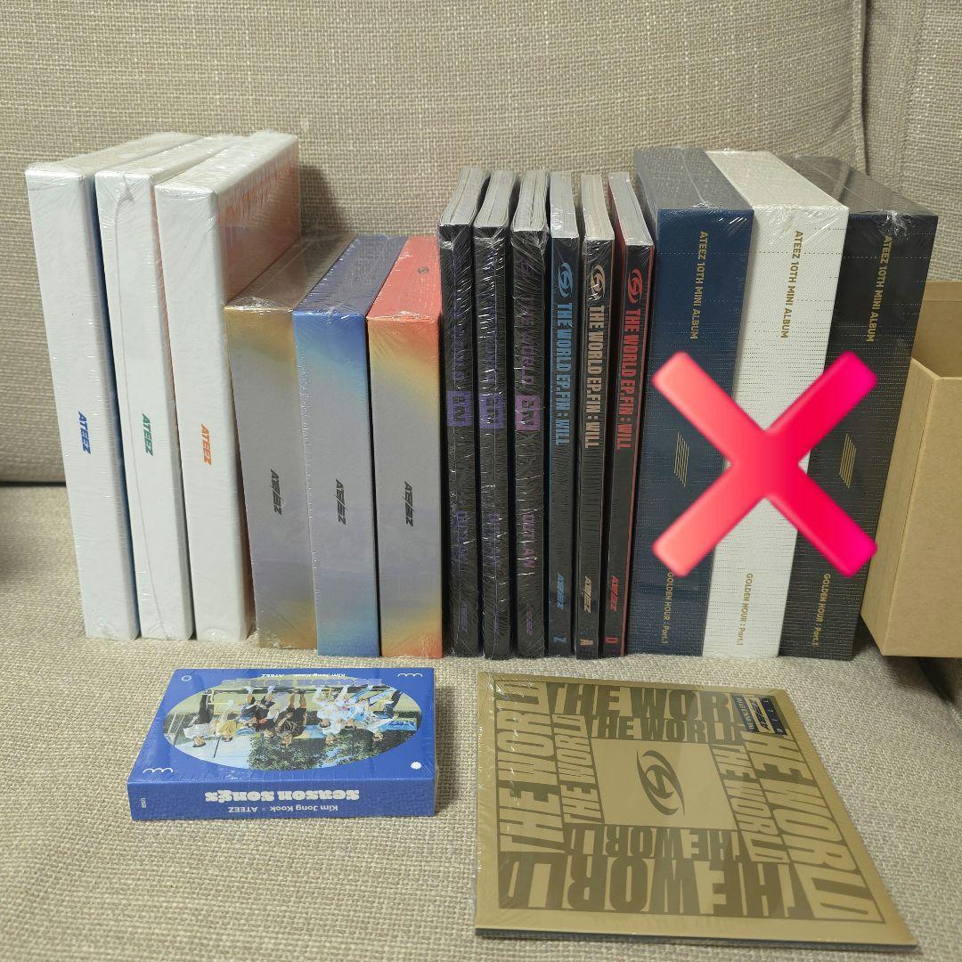 【新品未開封】14冊 ATEEZ アルバム セット fever world