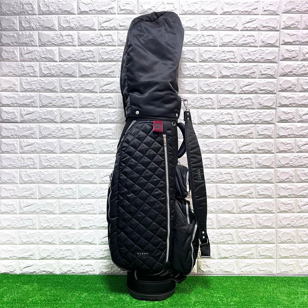 美品　ONOFF オノフ キャディバッグ 9インチ　ブラック
