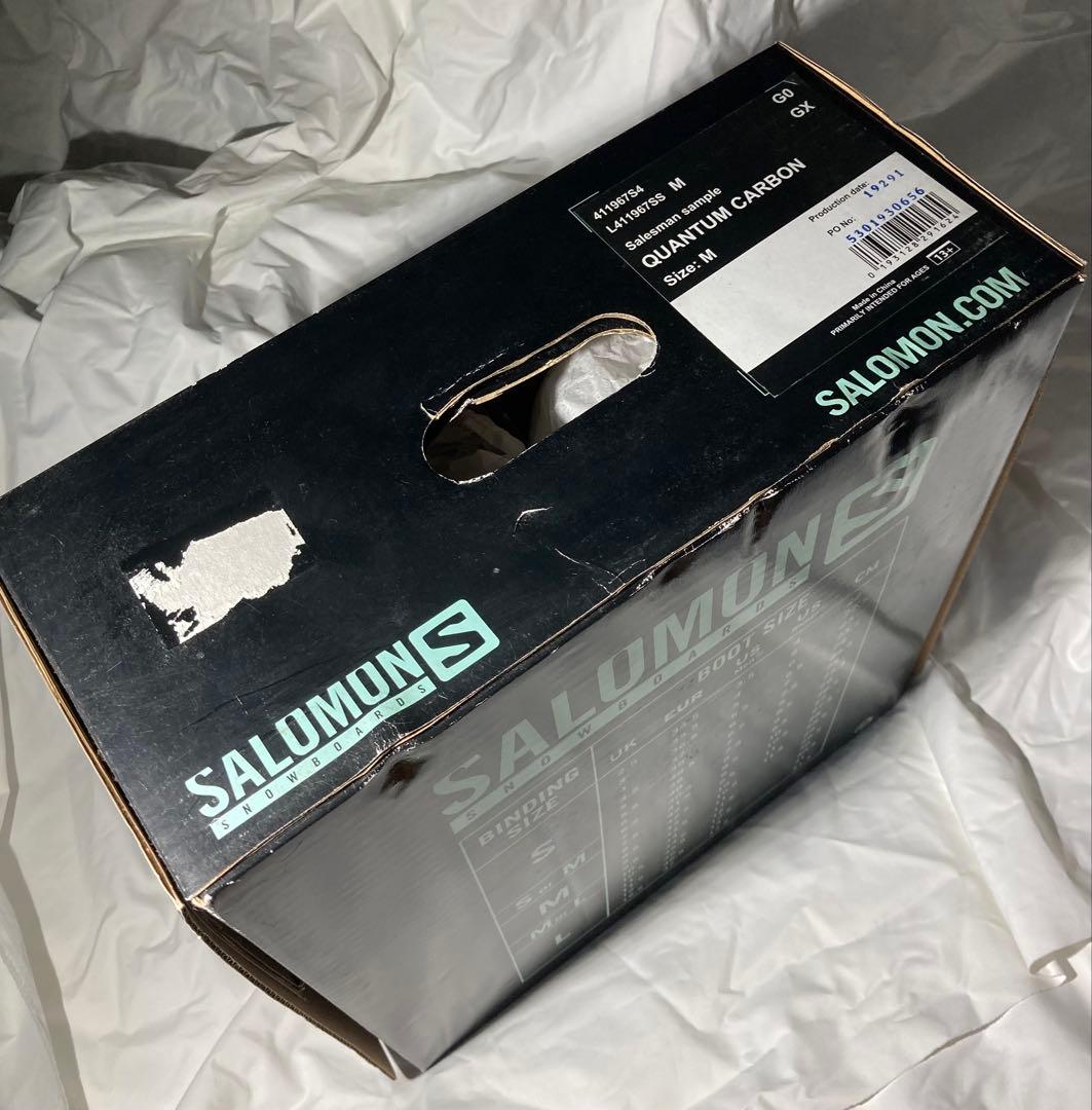 【チッカァ！】新品カーボンSALOMON クォンタムビンディングM