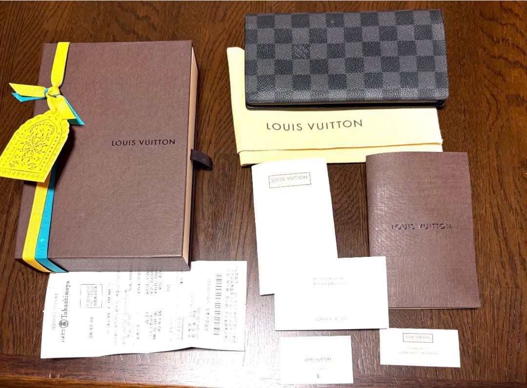 ルイヴィトン　財布　ダミエ　長財布