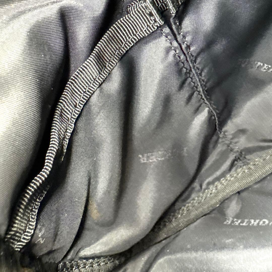 絶版極美品 ポーター PORTER ZOOM WAIST BAG ブラック 本革