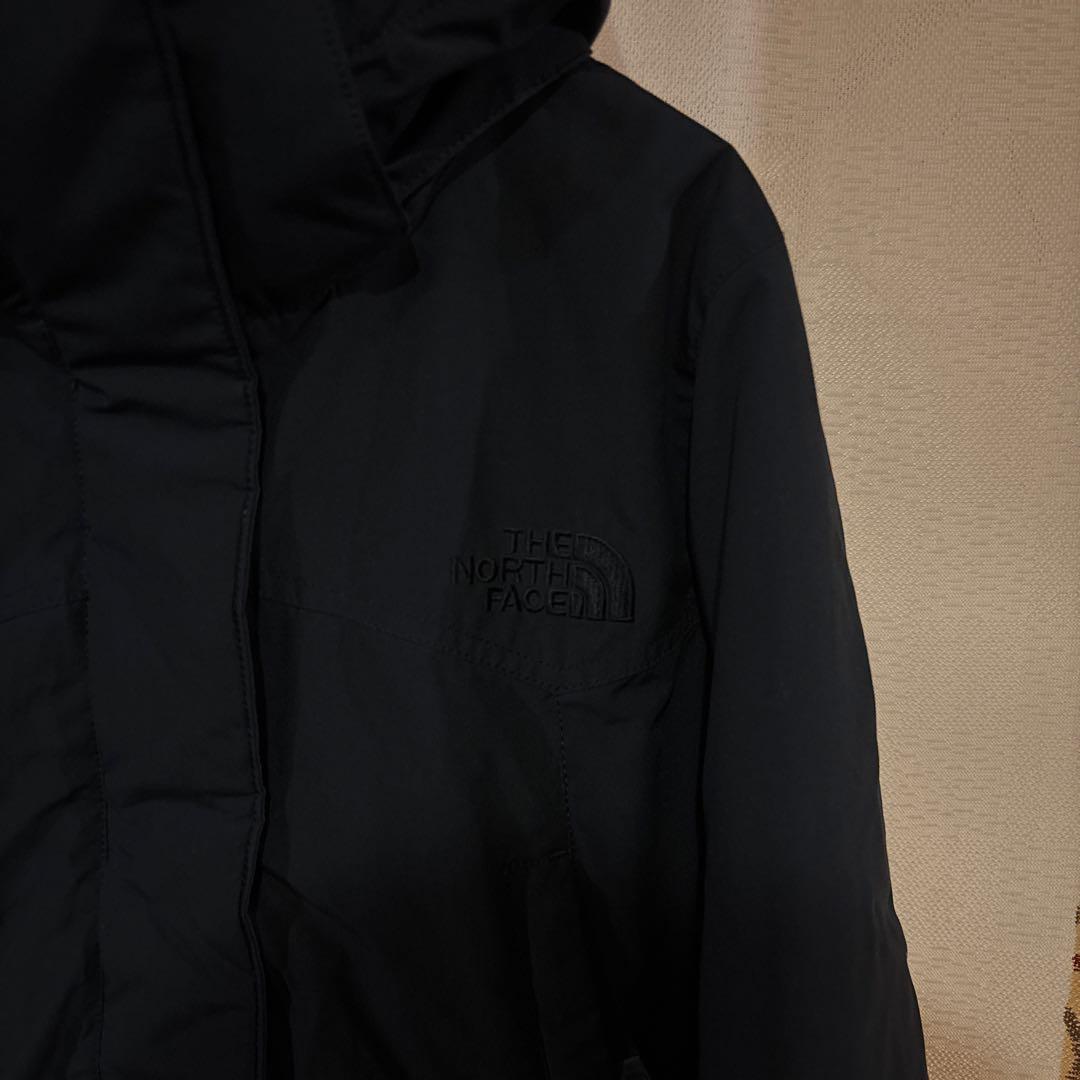 【美品】 THE NORTH FACE ロングダウン レディースM 黒 シンプル