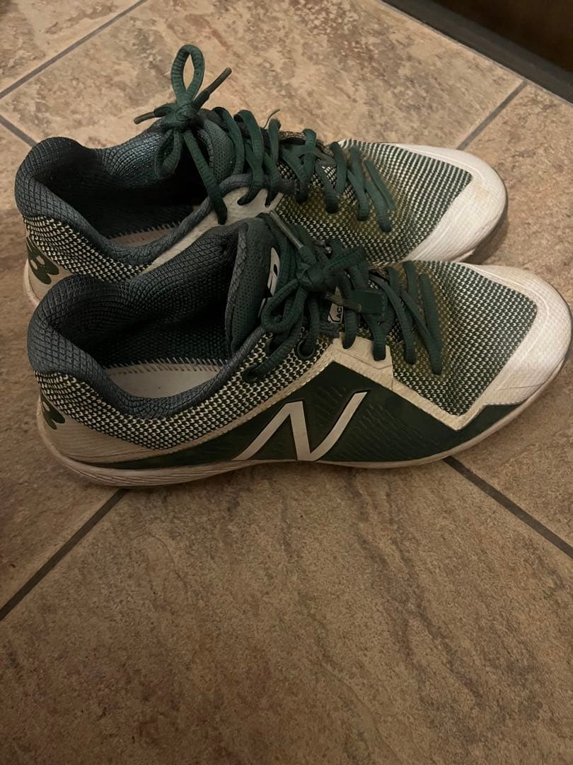 ニューバランス NB 野球 スパイク グリーン×ホワイト 28cm