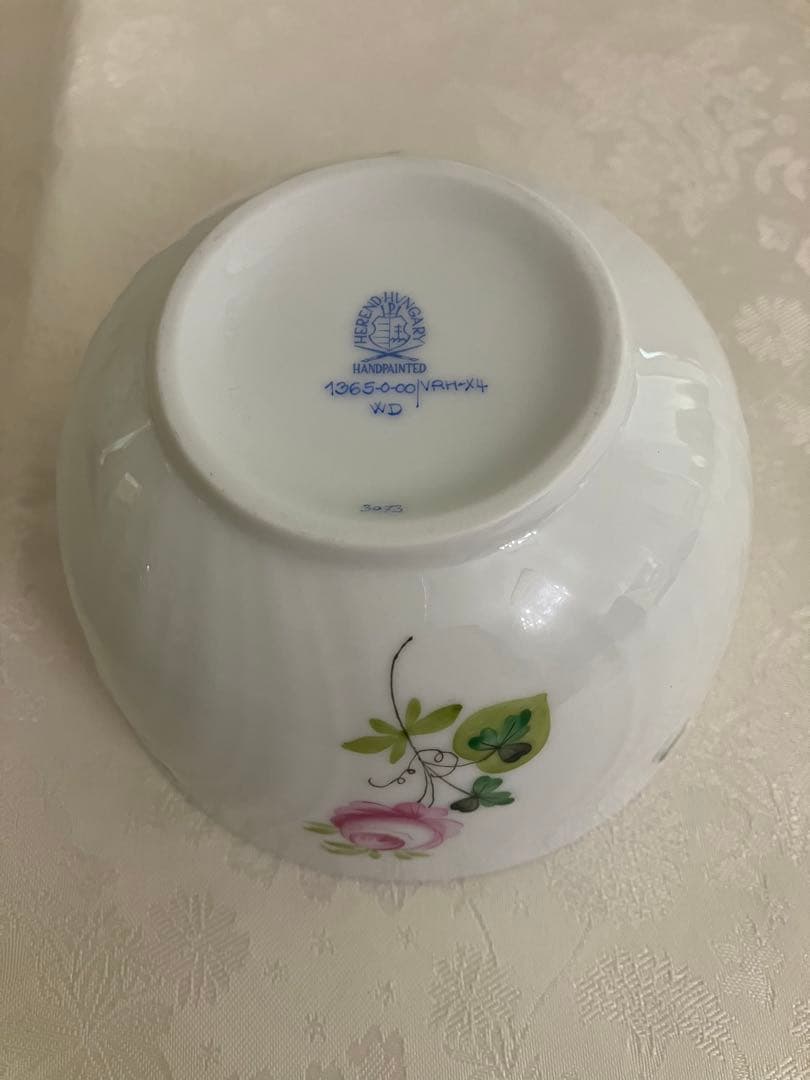 HEREND ヘレンド ウィーンの薔薇　ピンク　スラップボウル