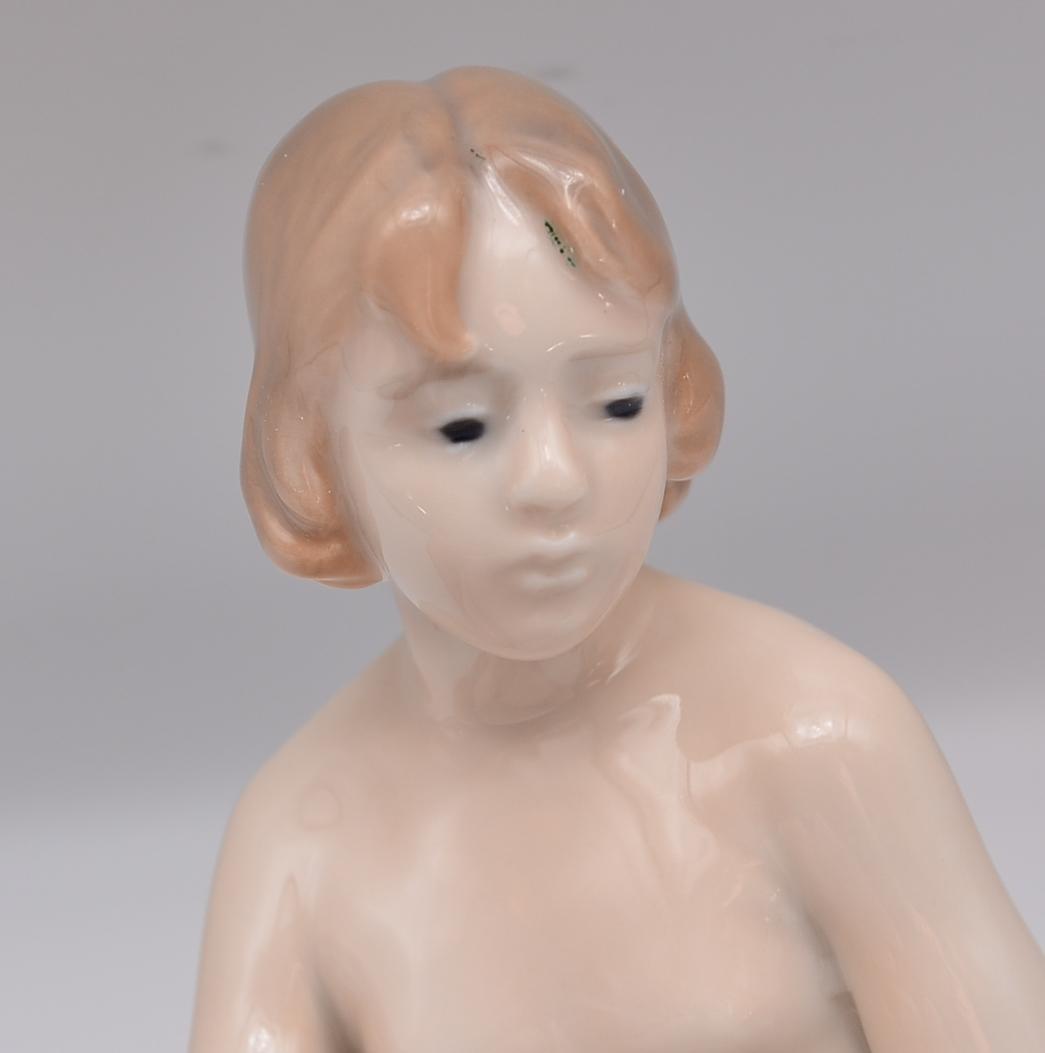 岩の上の裸婦　＃4027　★ロイヤルコペンハーゲン　デンマーク　ヴィンテージ