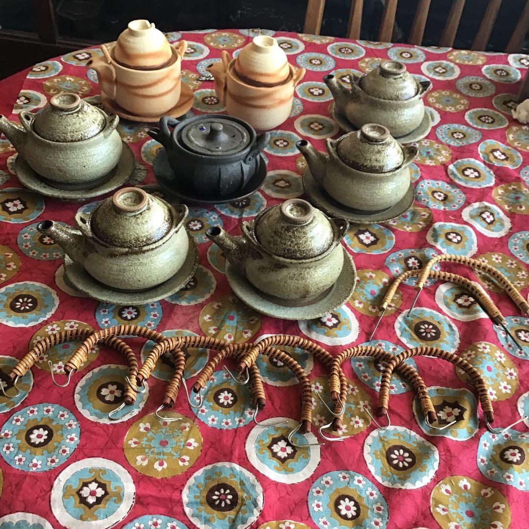 土瓶蒸し器　8個セット 鉄瓶　急須　お茶