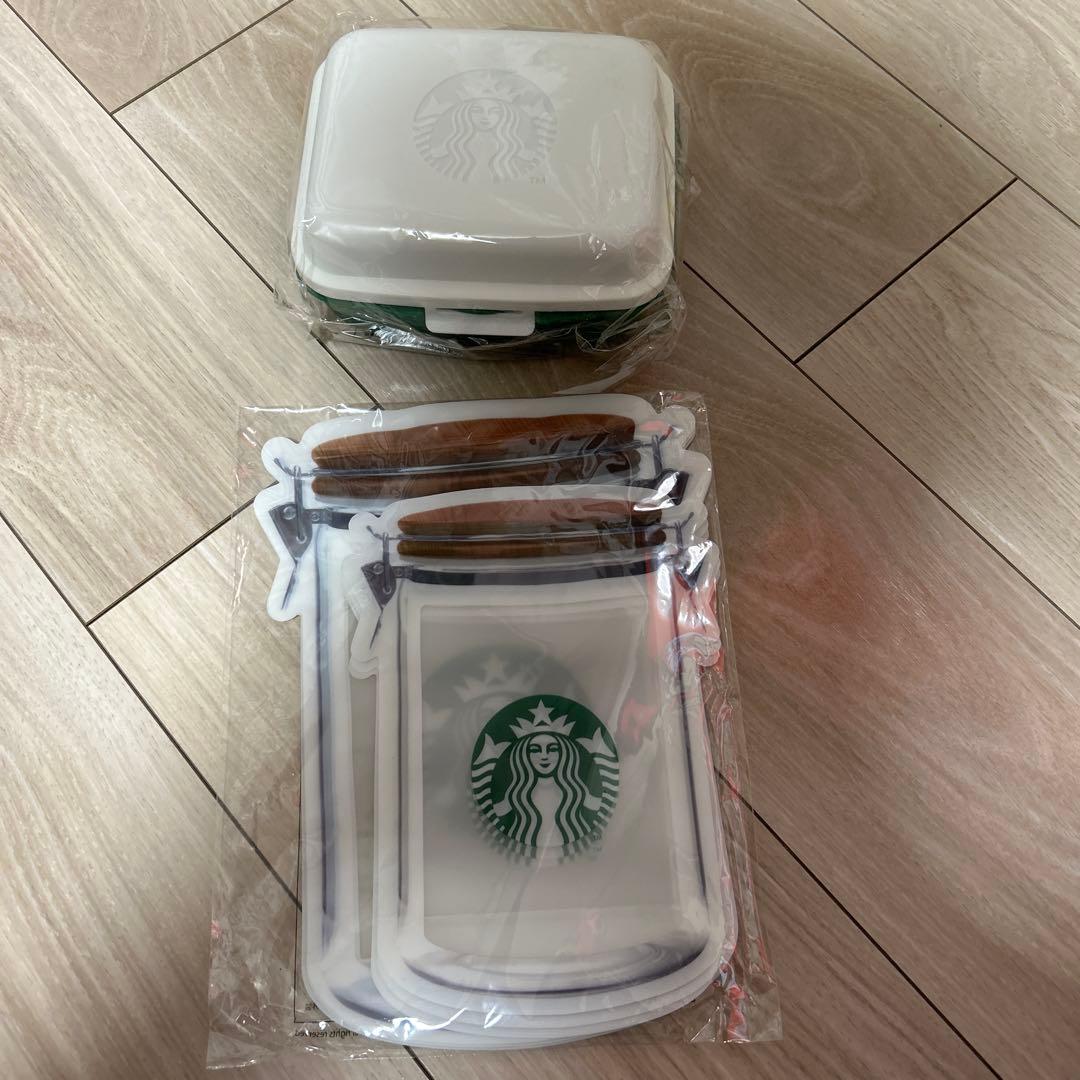スターバックス含むタンブラー類まとめ売り未使用&使用済み、サンドウィッチボックス