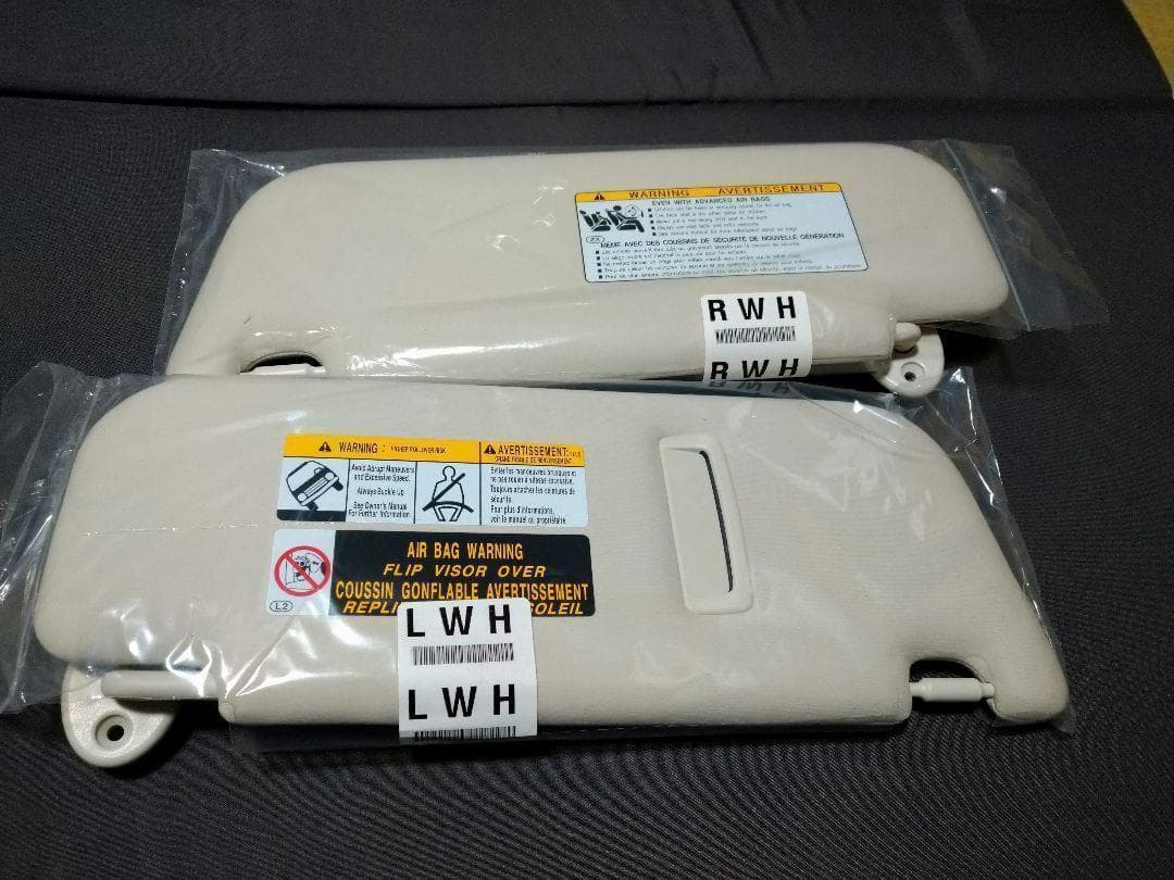 新型レクサスRX 北米仕様サンバイザー 新品未使用 ホワイト USDM