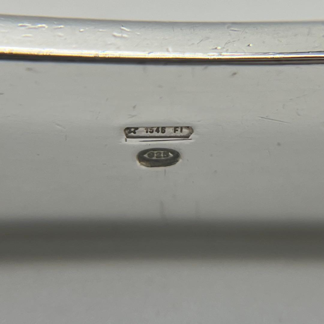 グッチ GUCCI フラット 印台 バングル ブレスレット SV925 希少