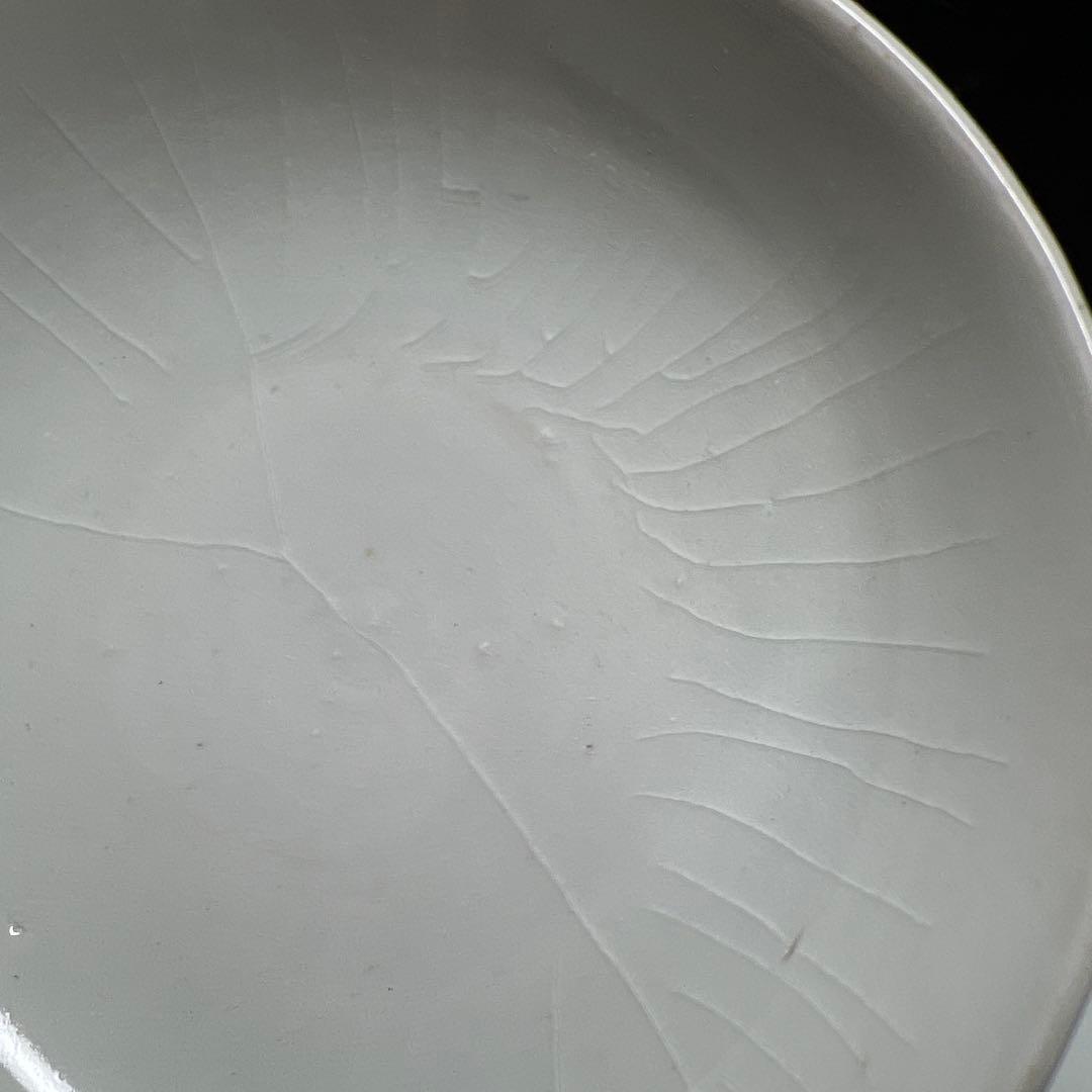 中国清時代　粉彩人物画蓋茶碗6客　木箱付　東Y8-0206☆2Fトコサ