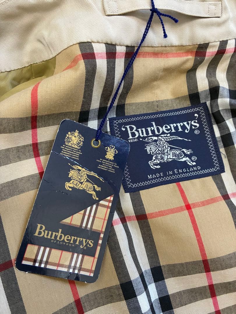 【新品】Burberry ステンカラーコート★ヴィンテージ トレンチコート