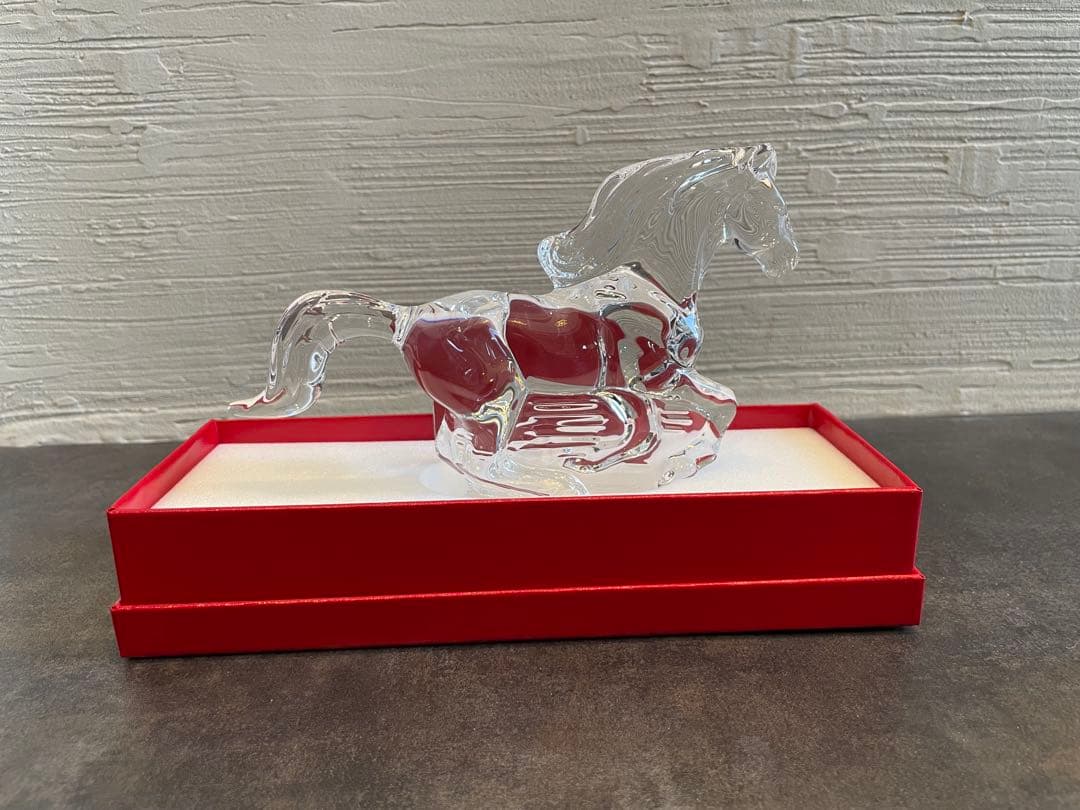 Baccarat クリスタル　2026 干支　馬　新品未使用　箱、袋付き