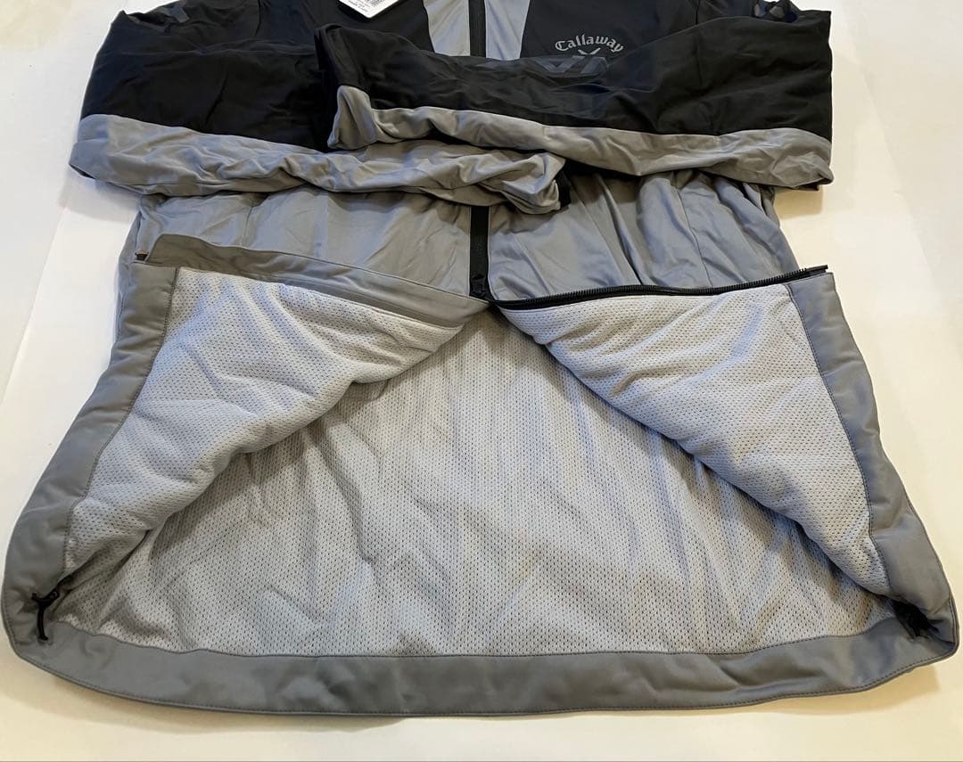 キャロウェイ ふんわり裏地 中綿風 フーディ 未使用タグ付L、ストレッチ防風撥水