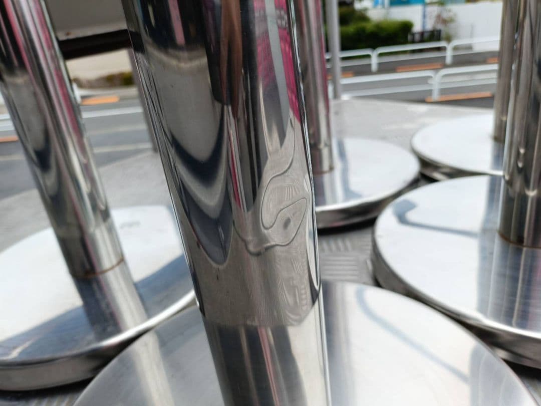 ベルトパーテーション ポール 5本セット パーテーション 連結 自立 90cm