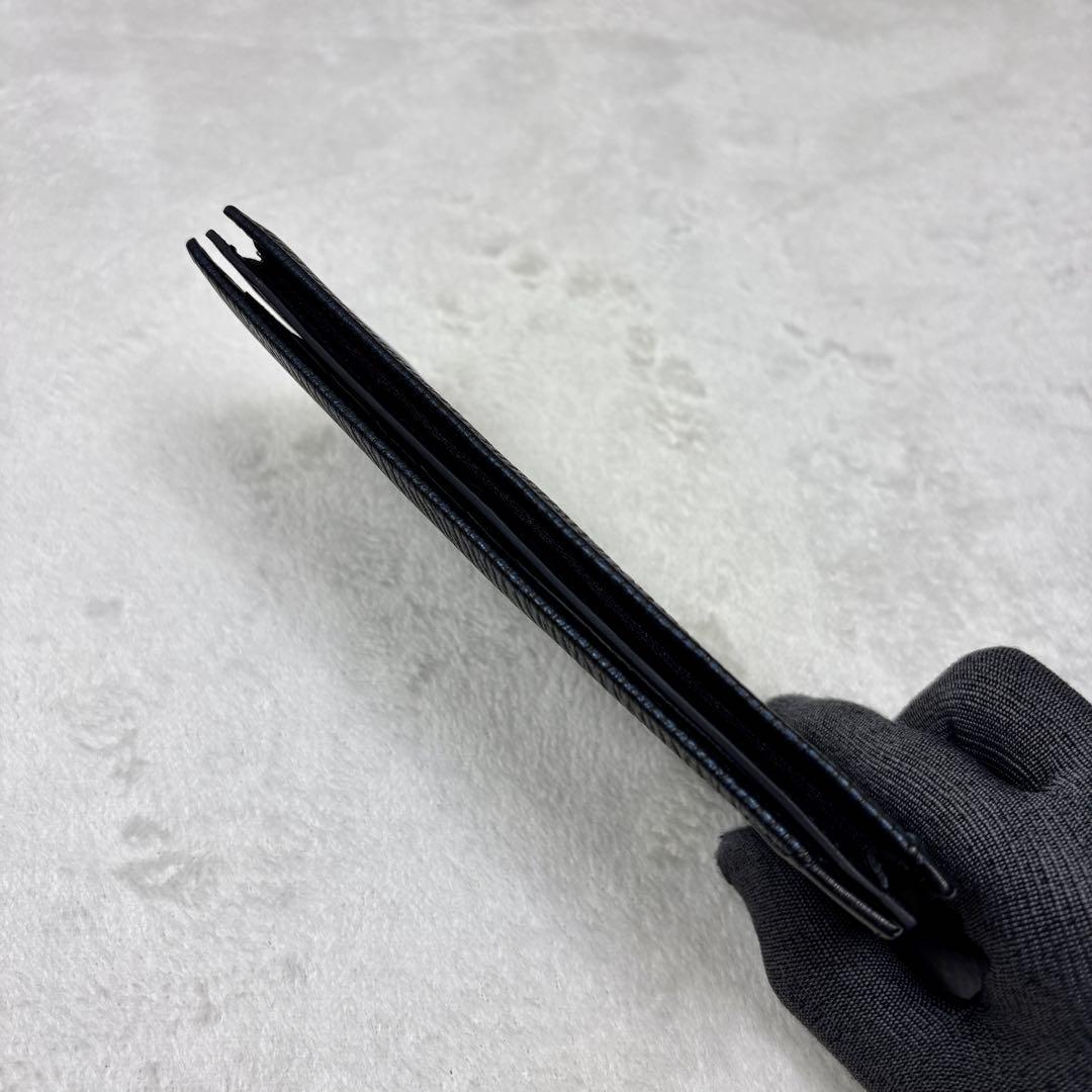 MONTBLANC モンブラン ウォレット レザー 二つ折り 長財布 ネイビー