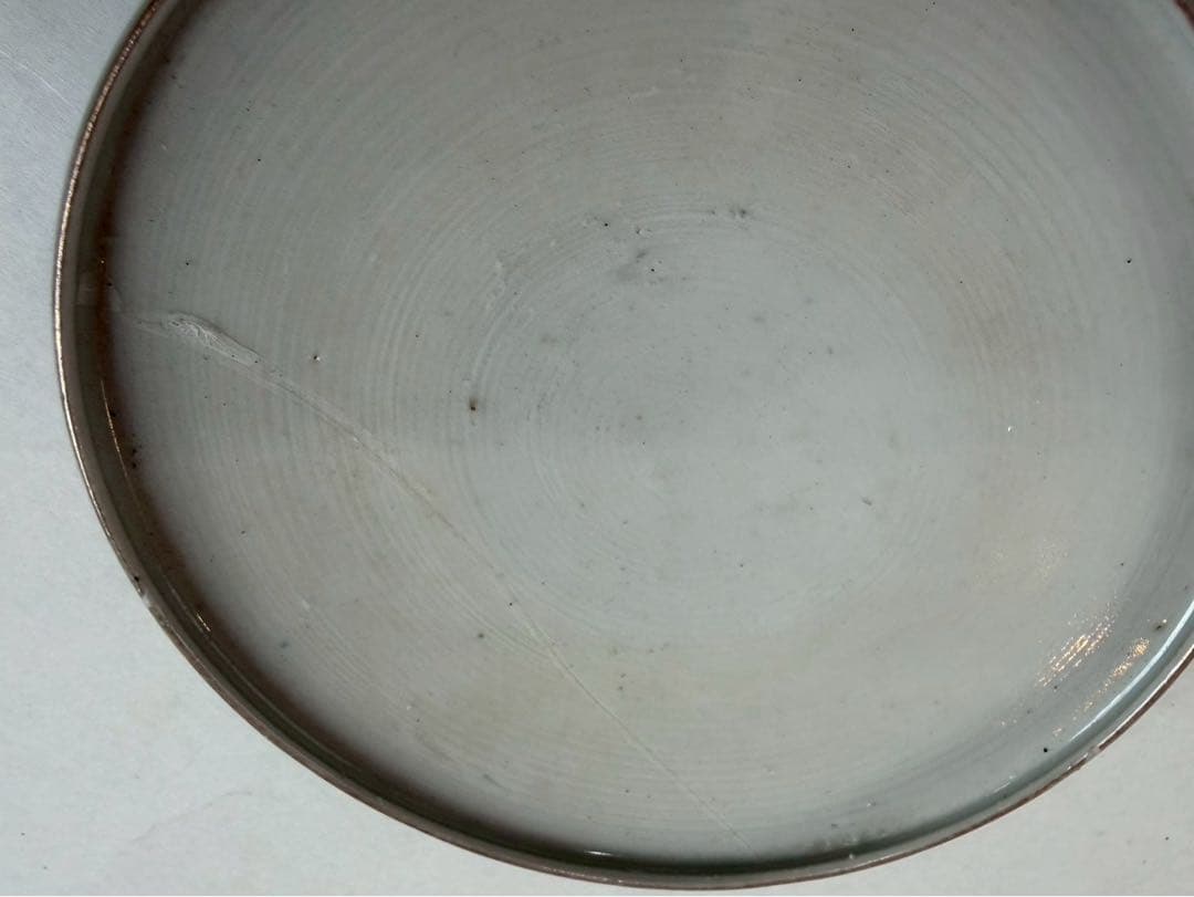 有田焼き　古伊万里　赤茶碗　蓋付き　色絵　5つ　NO.04