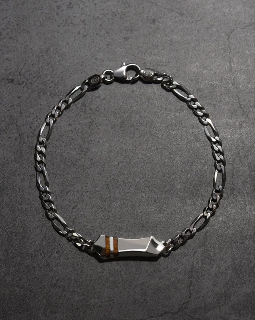 ひ*か様 gajumaru art craft No.20 ブレスレット シルバ