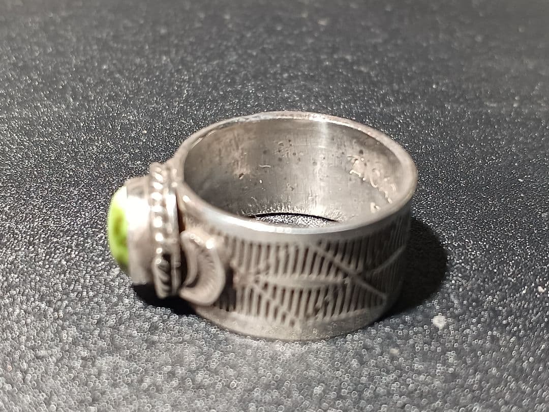 インディアンジュエリー　ナバホ　アンディキャドマン　リング