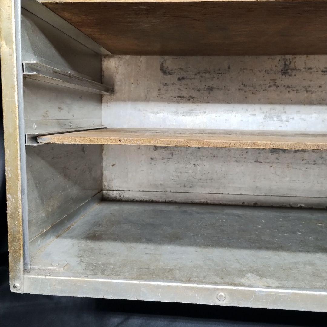 ◼️昭和レトロ◼️アルミ 出前箱 横型 4段