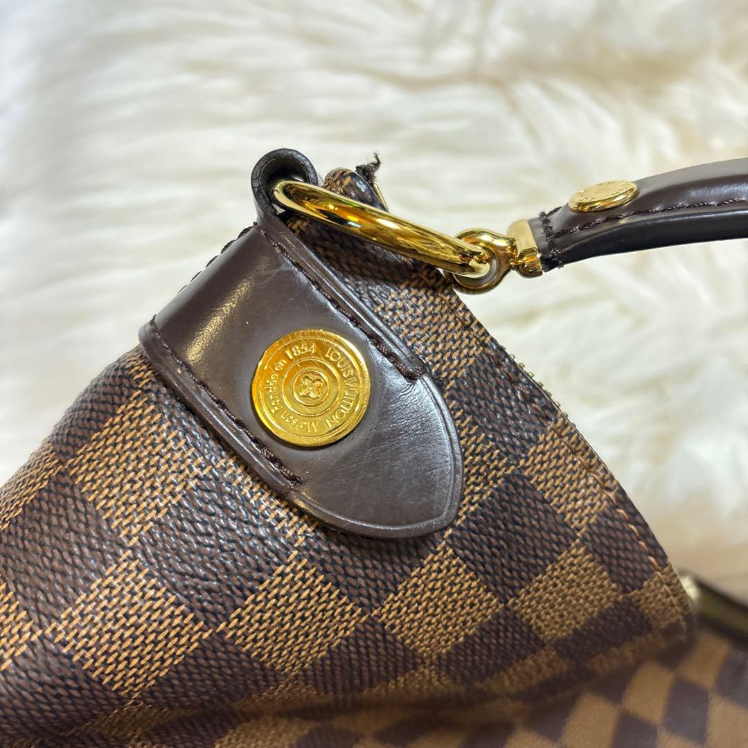 LOUISVUITTON ヴィトン ダミエ エベヌ レジア ショルダーバッグ