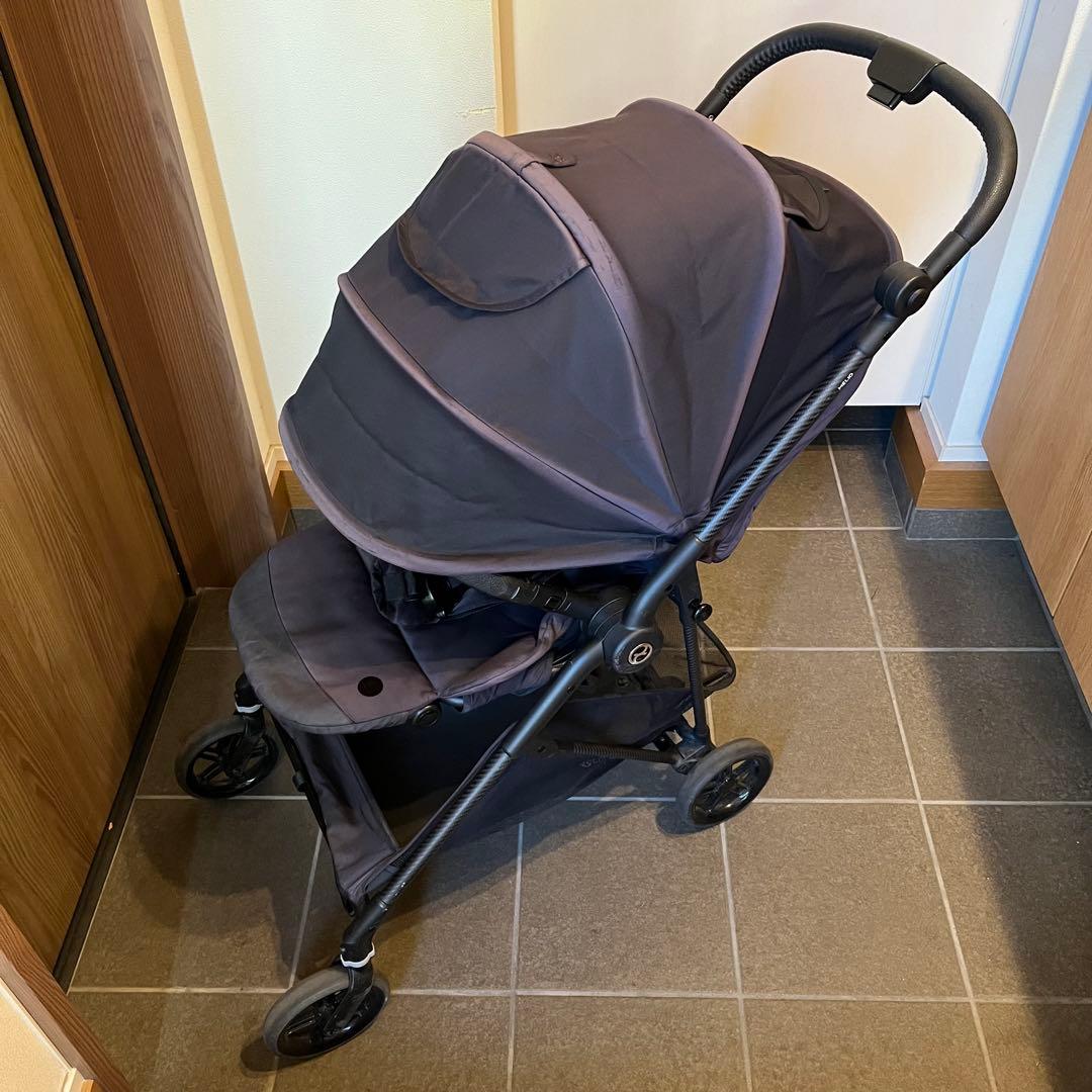 CYBEX メリオカーボン　ブラック折りたたみ式※訳あり
