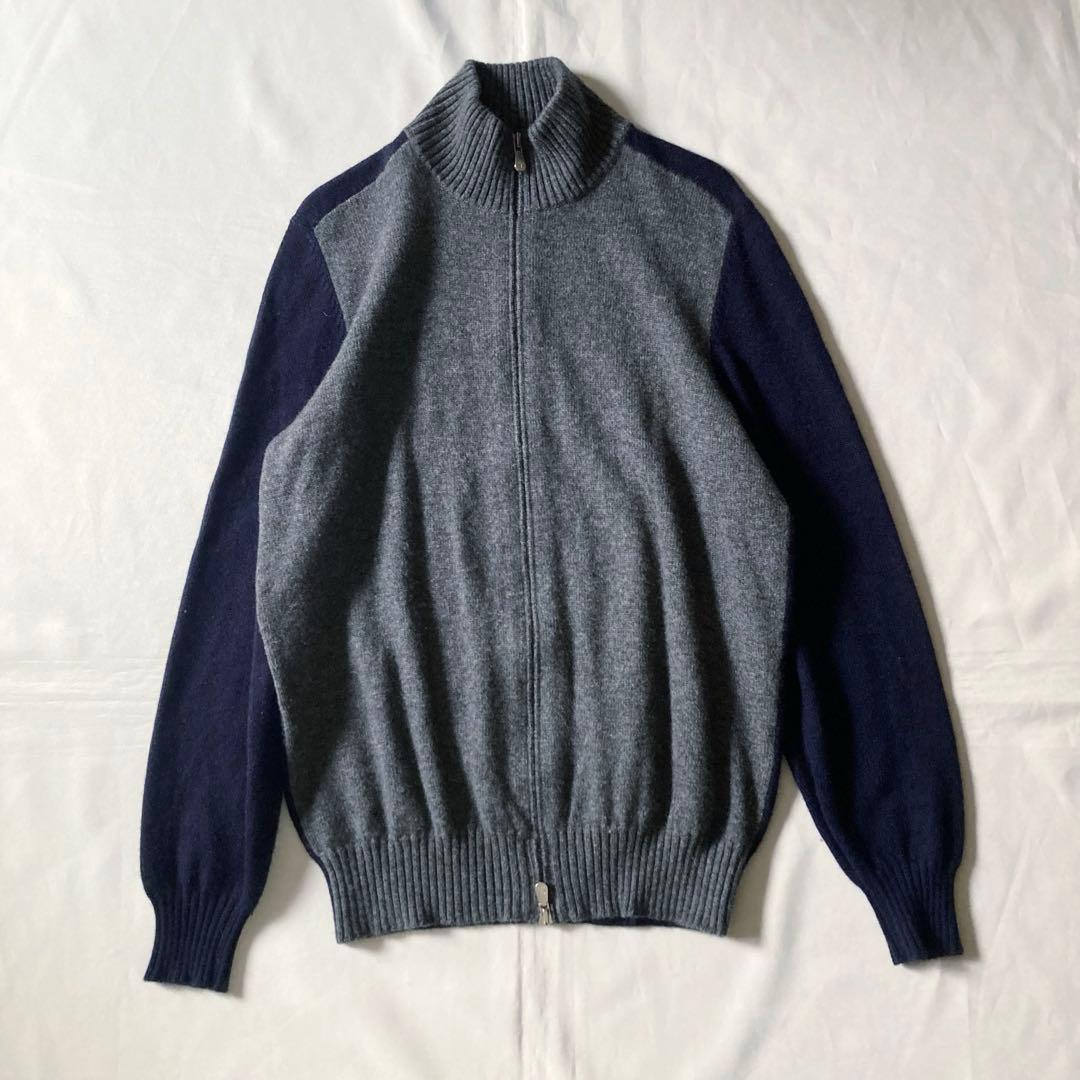 ブルネロクチネリ ジップアップカーディガン カシミヤ100% ジップニット