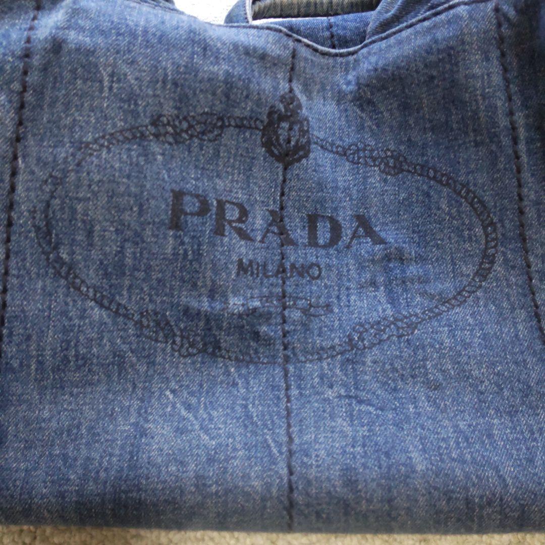 PRADA　カナパ トートバッグ　デニム