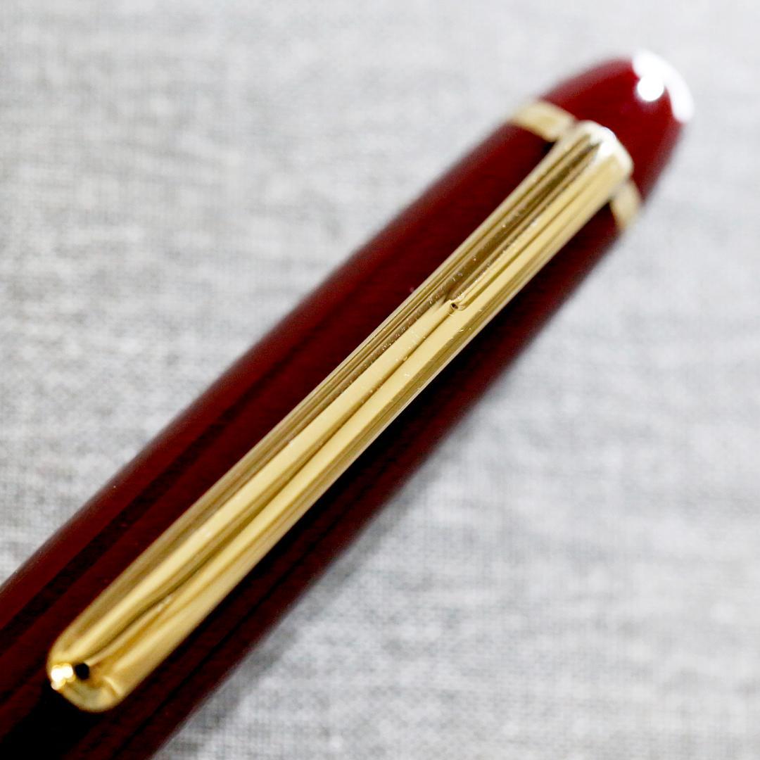 【美品 送料込み】モンブラン 万年筆 １４４ マイスター ボルドー