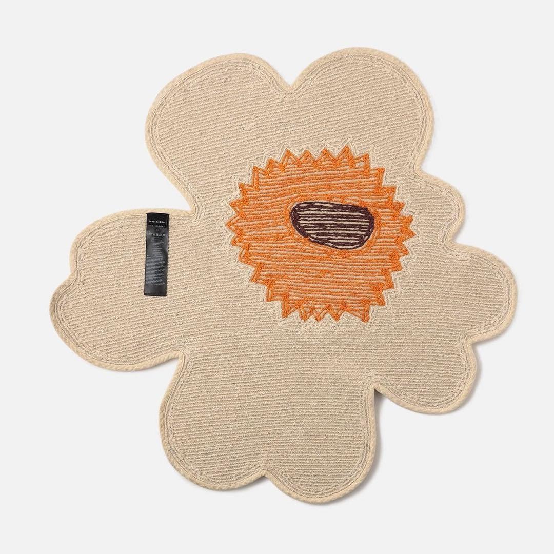 【未使用】マリメッコ Unikko バスルームマット 73x74cm