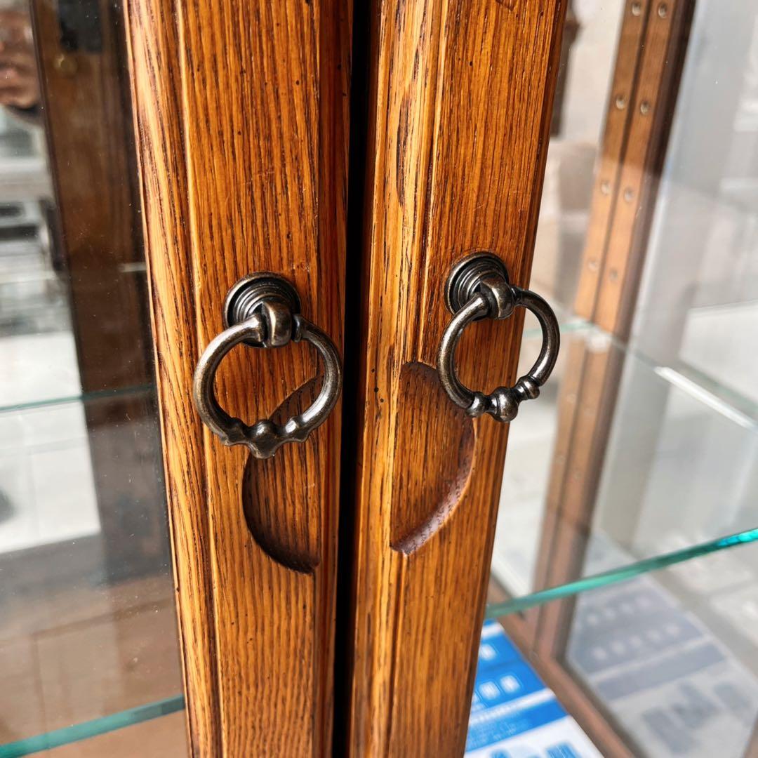 取付無料！カリモク家具 ディズニースタイル 天然木おしゃれアンティーク食器棚